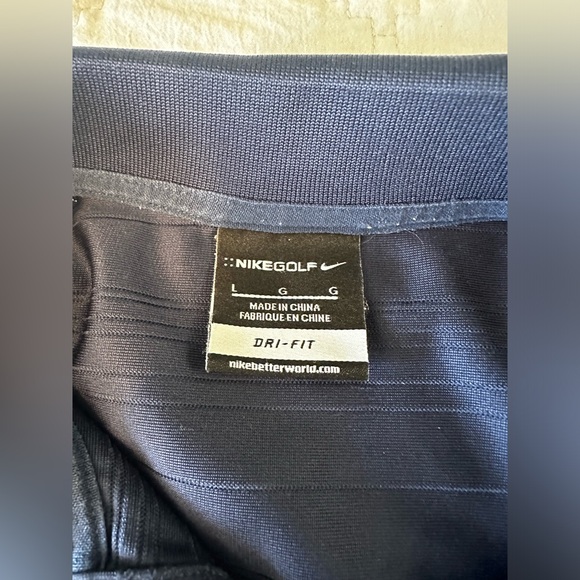 Nike Golf Dri-Fit Polo Shirt - Navy - Size Large - Picture 2 of 7